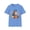 Carolina Blue, variant on Floral Bluebird T-Shirt Unisex Cotton Short Sleeves Tee Shirt with Bird 2