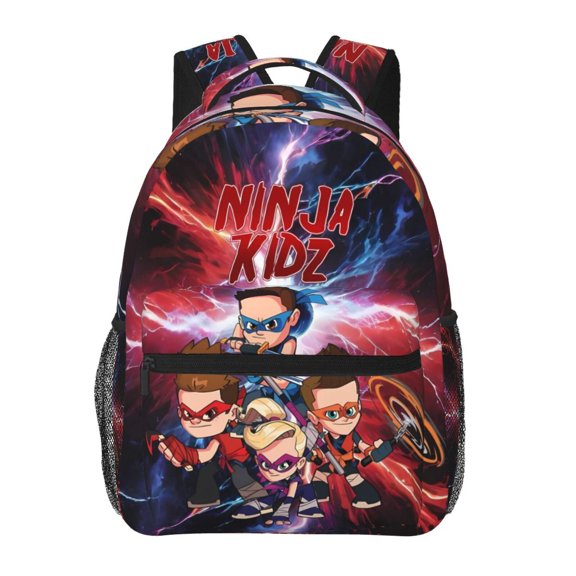 Ninja Kidz Backpack Lightweight Bookbag Casual Daypack For Women Men Travel Laptop Bag Multifunctional Bag