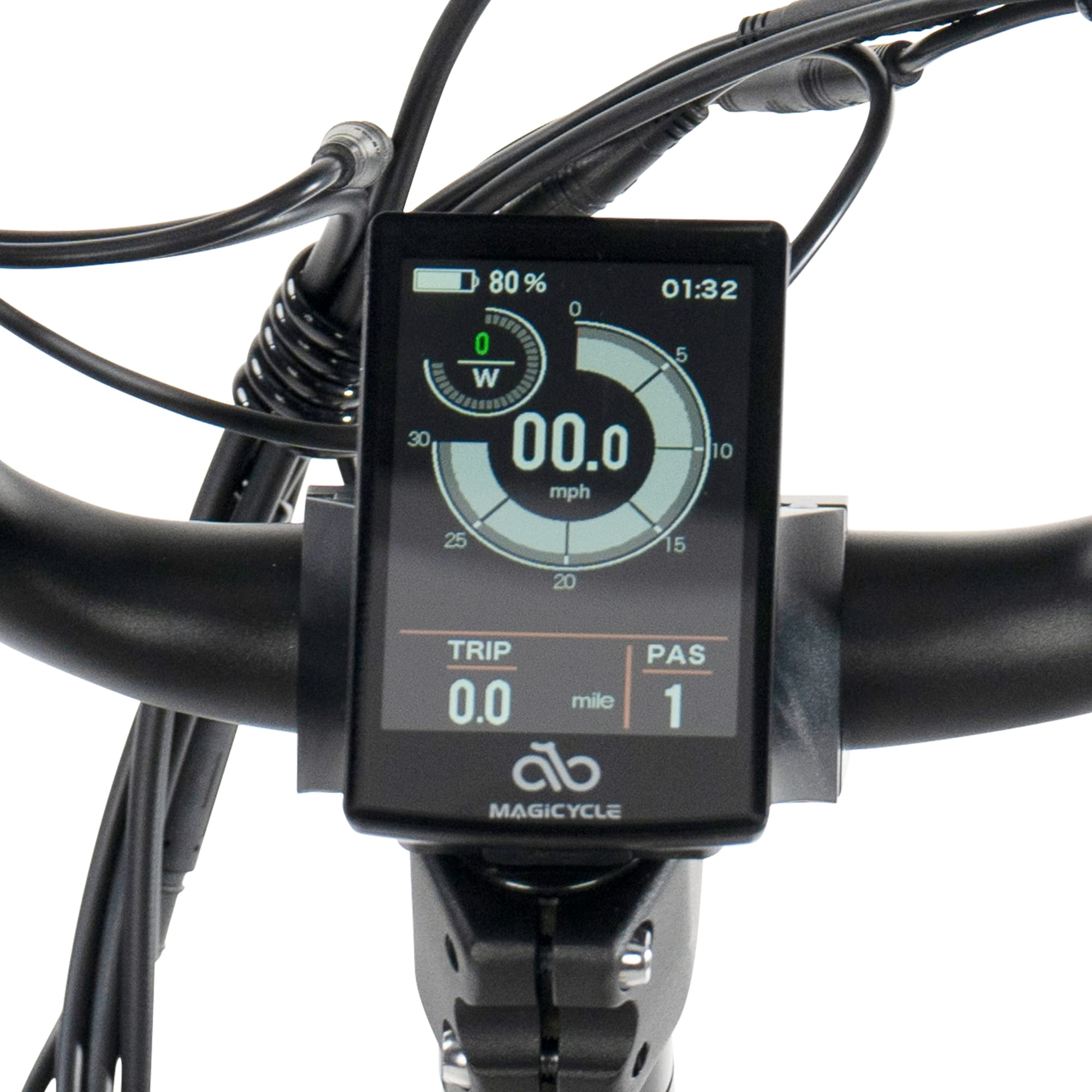 Magicycle Ocelot Pro Electric Bike, 750W Motor, 52V 20Ah Battery, 20  inch Fat Tires, 28mph , 100 Miles , Hydraulic Disc Brakes, Hydraulic Lockout Suspension Fork, Shimano 7 speed - Grey
