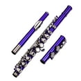 thumbnail image 3 of Dcenta Closed Hole C Flute 16 Keys Cupronickel Nickel-plated Wind Instrument with Carry Case Flute Stand Gloves Cleaning Cloth Mini Screwdriver Cleaning Rod, 3 of 7