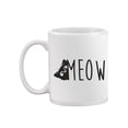 thumbnail image 1 of Cat Meows Mug  -Image by Shutterstock,, 1 of 4