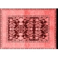 thumbnail image 1 of Ahgly Company Indoor Rectangle Oriental Red Industrial Area Rugs, 2' x 5', 1 of 4