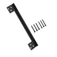 thumbnail image 4 of GROWTH TANK Door Bolt Protection Plate, Latch Protection Cover, Anti-Rust, Black, Reversible 11Inch, 4 of 8