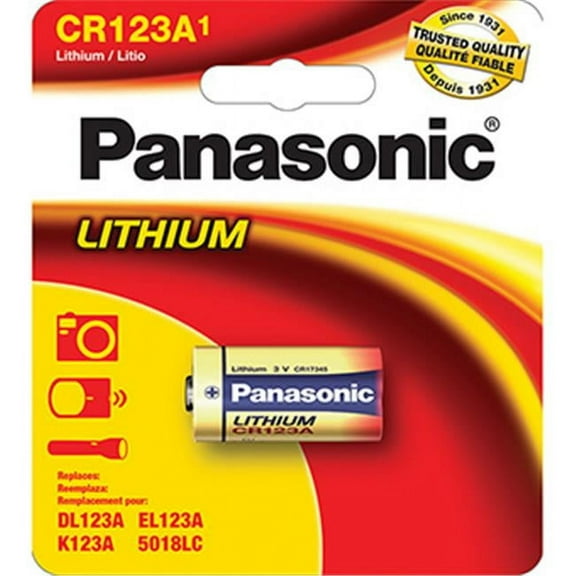 Panasonic Lithium CR123A - Pack of 6
