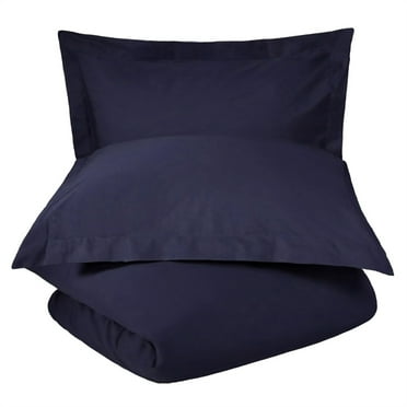 Superior Modern Crown Blue Cotton Duvet Cover Set, Full/ Queen