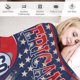 thumbnail image 4 of LHSHID American Football Plush Fleece Bed Blanket Lightweight Comfy Reversible Flannel Blanket Ultra Soft Warm Blanket Throw American Football Lover Gift 60x80in, 4 of 6