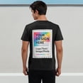 thumbnail image 4 of USPEED Custom T Shirts with Photo/Logo/Text - Midweight Personalized Comfort Cotton Tee for Men Women Design Your Own Shirt Front & Back Print, 4 of 6