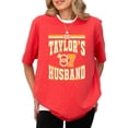 thumbnail image 7 of Go Taylor's Husband Shirt for Women & Girls Funny Football Game Day Tee with Wedding Rings Vintage Red Shirt Large, 7 of 7