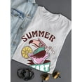 thumbnail image 3 of Summer Heart Toucan W Drink T-Shirt Women -Smartprints Designs, Female 5X-Large, 3 of 4