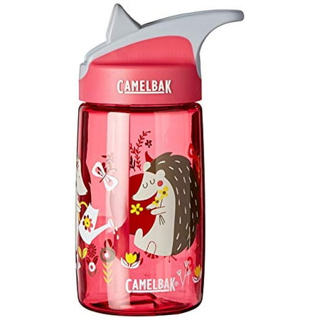 CamelBak Eddy 0.4-Liter Kids Water Bottle – - CamelBak Kids Big Bite Valve - Spill Proof- - Water Bottle For Kids - BPA-Free Water Bottle – 12 Ounces, Hedgehogs, Bottle