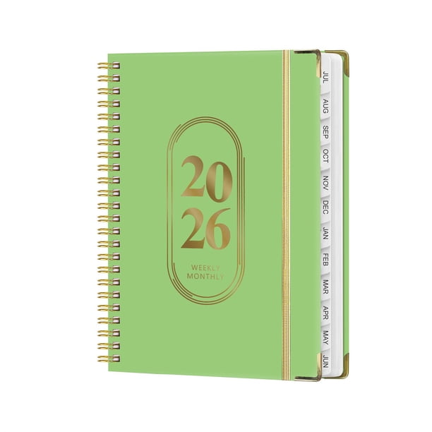Cuaderno A5 con Encuadernación Elástica | Diario Portátil con Tapa de Cuero | Papel Grueso y Resistente | Índice con Números de Página y Notas | Agenda Multiusos Duradera para El Trabajo, La Escuela