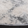 thumbnail image 3 of SAFAVIEH Aston Georgiana Abstract Area Rug, Ivory/Gray, 6'7" x 6'7" Round, 3 of 11