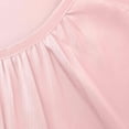 thumbnail image 7 of Silk Button Down Dresses for Women Short Sleeve Satin House Dress Loose Casual Pajamas Sleepshirt Pink, 2XL, 7 of 7