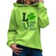 thumbnail image 1 of WILLBEST Sudadera de Mujer, Moda Femenina, Día de San Patricio, Temática Verde, Estampado, Bolsillo, Manga Larga, con Capucha, Top, Sudadera 1568 Mediana, 1 of 4