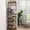 Brown, variant on 5 Tier Coffee Bar Station With Drawer Kitchen Stand 4 S-shaped Hooks Farmhouse Corner Cabinet For Small Spaces Bakers Rack Living Room 13.43" D X 18.93" W 53.31" H