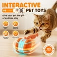 thumbnail image 2 of Interactive Dog Toys, 2026 New Electric Dog Toy, Automatic Rolling Dog Toy for Indoor Exercise, Durable Dogs Rope Toy for Chewing and Playing, Dogs Ball Toy for Dogs, 2 of 8