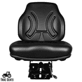 thumbnail image 2 of Black Suspension Tractor Seat for Massey Ferguson 253 298 383 Tractors and More, 2 of 5