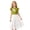 Z02-Green, variant on Teen Girls Summer Outfit Playful Print Short Sleeve Top A Line Skirt Warm Weather Casual Two Piece Clothing Set