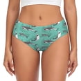 thumbnail image 1 of Fotbe Great White Shark Calzones Estampados para Mujer – Ropa Interior de Algodón, Cómoda, Suave y Elástica-4X-Large, 1 of 6