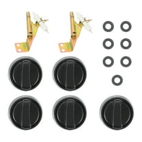 5pcs Gas Stove Knob Replacement Range Control Accessories