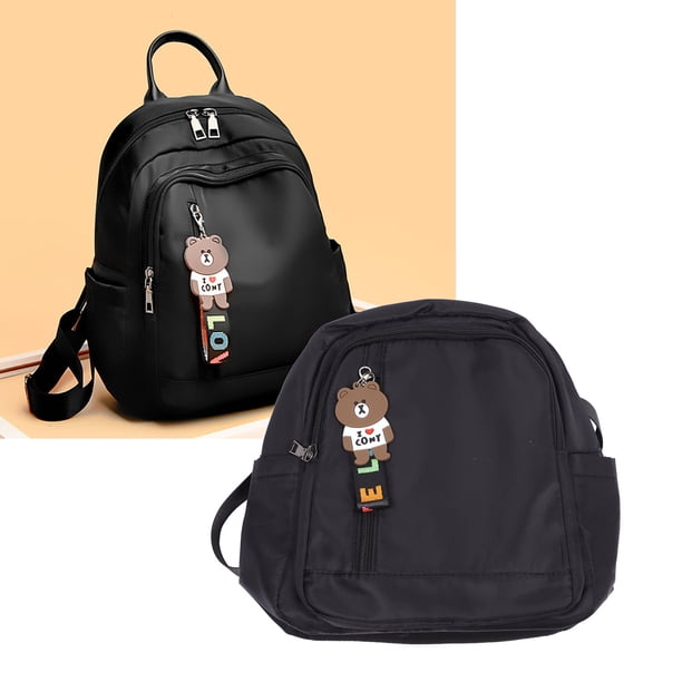 Bolso De La Mochila De Las Mujeres, Cremallera Impermeable Elegante Mochila De Doble Correa Casual Para Mujer Para Al Aire Libre