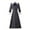 Black-1, variant on Elegant Historical Gothic Masquerade Wednesday Addams Gown For Adults Formal Dress