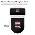 thumbnail image 5 of HELLHERO Toilet Seat Cover 2 Pack Polyester Fabric Easy to Install for Family, Mother's Day Love Mom, 5 of 5