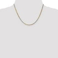 thumbnail image 2 of 14k Tri Color Gold 2.5mm Solid Diamond Cut Rope Chain w/ Lobster Clasp 18", 2 of 5