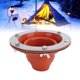 thumbnail image 1 of Kit De Flashing De La Tienda De Campana De Topincn Bell, Kit De Gato De Estufa De Carpa Con Tubería De Silicona De Alta Temperatura Bota De Techo Intermitente Para El Techo De La, 1 of 7