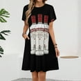 thumbnail image 2 of Smirnoff Vodka Alcohol Glass Bottle Dress Summer Street Style Dresses Female Short Sleeve Printed Sundress, 2 of 7
