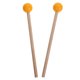 thumbnail image 1 of 1 par de mazos de batería: baquetas de percusión, mazos de xilófono de goma para presentaciones escolares y entretenimiento en casa, baquetas de percusión de madera., 1 of 6