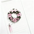 thumbnail image 5 of Leojiow 40 Inch Wreath Greenery For Front Door Indoor Outdoor Window Mantel Holiday 40X40Cm Pink, 5 of 7