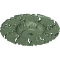 thumbnail image 3 of Ekena Millwork 14 5/8"OD x 2 1/4"P Needham Ceiling Medallion (Fits Canopies up to 4 1/4"), Hand-Painted Athenian Green, 3 of 6