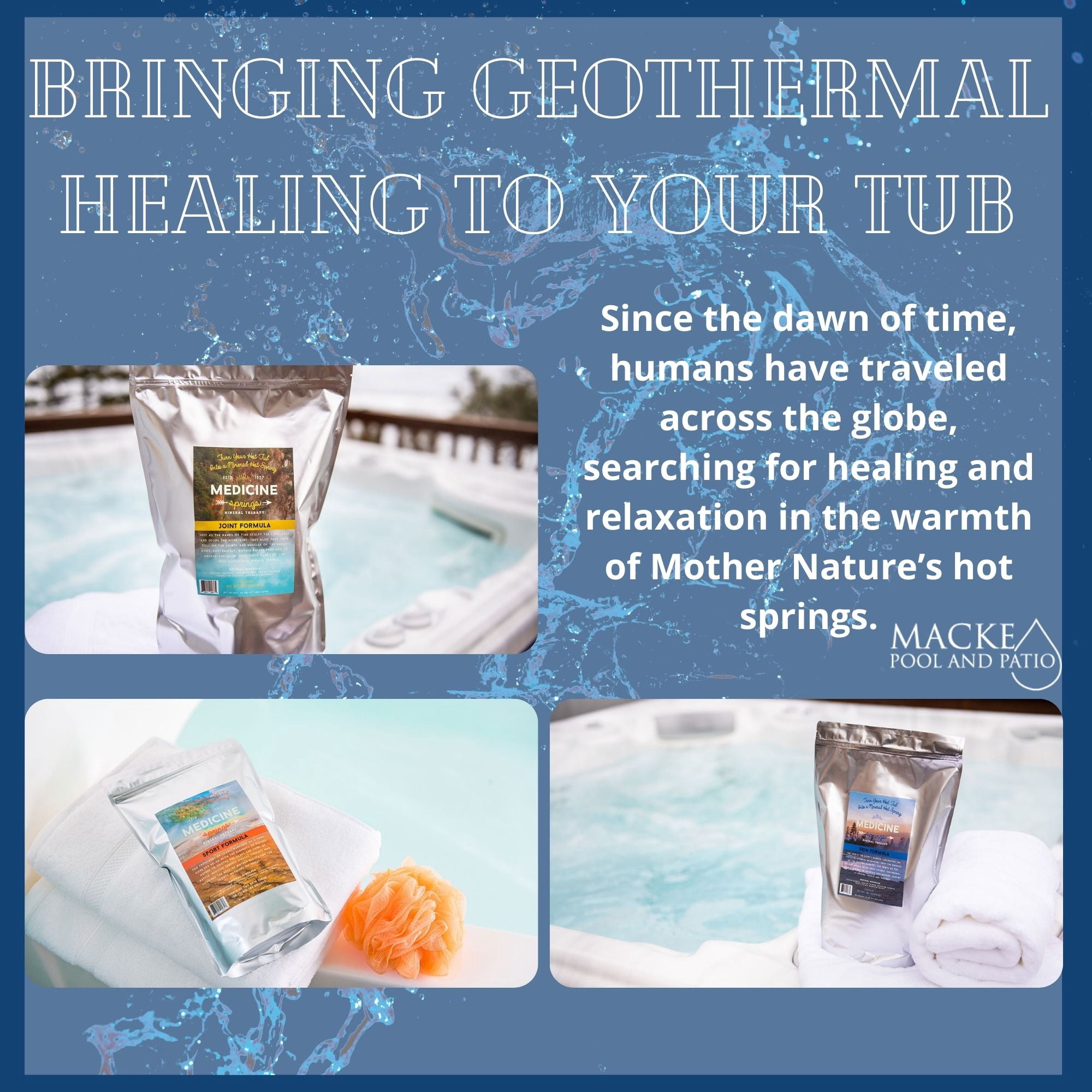 Medicine Springs Mineral Therapy Bath Salts - Skin Formula, Magnesium Enhanced Hot Spring Soak