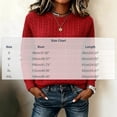thumbnail image 6 of HAiming Fall Winter Sweaters for Women Long Sleeve Warm Scoop Neck Solid Color Casual Blouses Going out Undershirts, 6 of 6