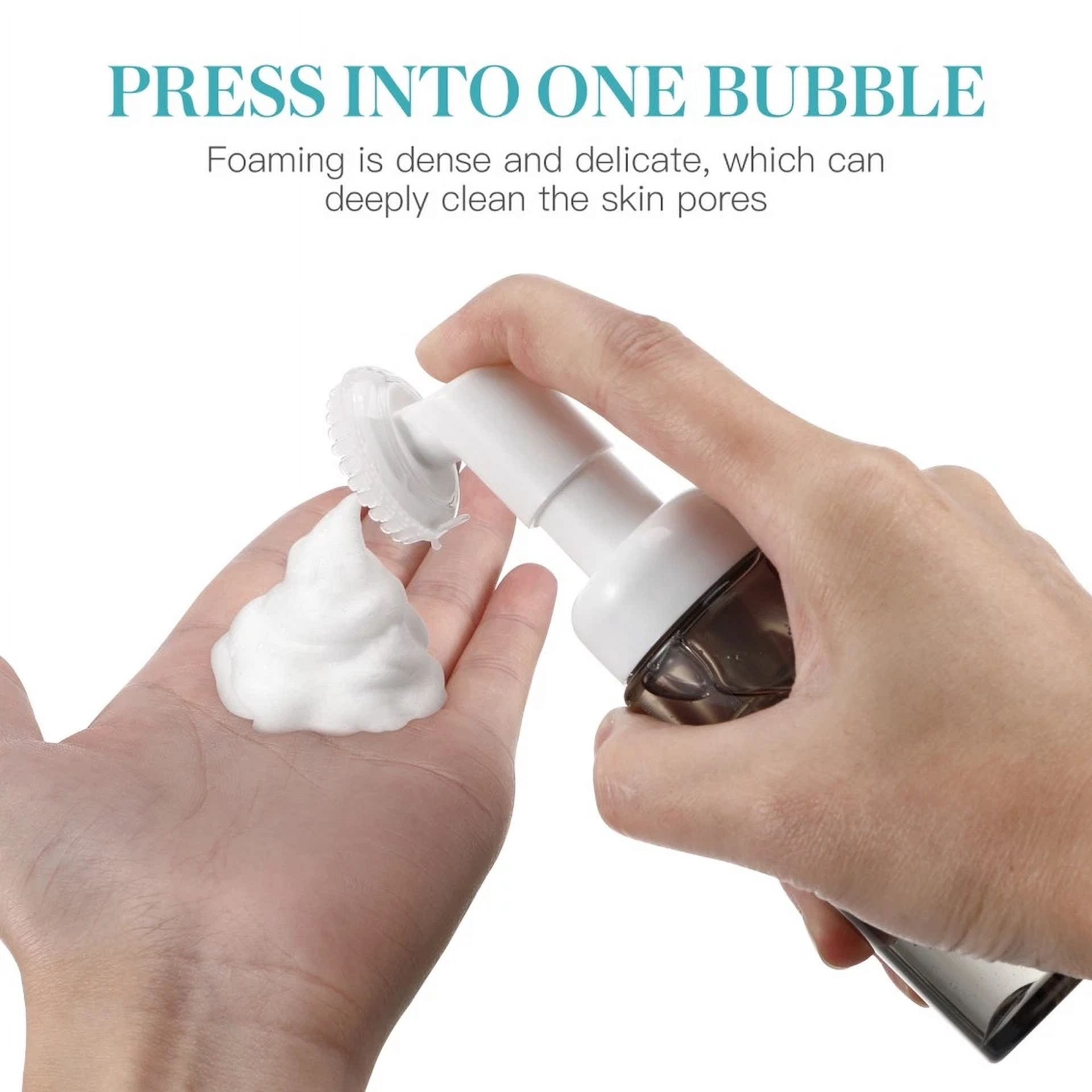 4 Pcs Transparent Foam Bottle Travel Work Foamer Foaming Dispenser