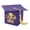 Purple, variant on FENGGHAO 2026 Graduation Cap Box Doctoral Hat Candy Favor Box with Tassel Black Graduation Party Centerpiece Desktop Decoration