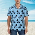 thumbnail image 5 of Scottish Terrier Dog Men'S 3d Print Casual Button Down Shirts, Novelty Hawaiian Short Sleeves 3xl, 5 of 7