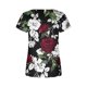thumbnail image 5 of ICHUANYI Clearance Women Fashion Printed Casual V-Neck Short Sleeve Loose T-Shirt Blouse Tops(Red, M) ICHUANYI WER2023081206557, 5 of 5