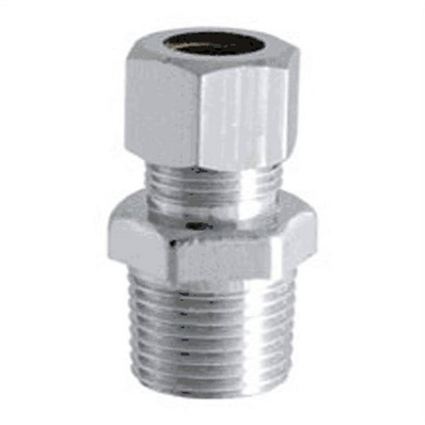 537 7100 3 8 Comp X 3 8 Mip Straight Compression Male Adapter Low 