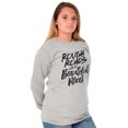 thumbnail image 5 of Rough Roads Beautiful Places Inspired Women's Long Sleeve T Shirt Brisco Brands M, 5 of 6