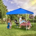 thumbnail image 6 of GVDV Canopy Tent, 10x10 Pop up Canopy Outdoor Shade with Wheeled Bag, Easy up Sun Shelter with Vents, Blue, 6 of 12