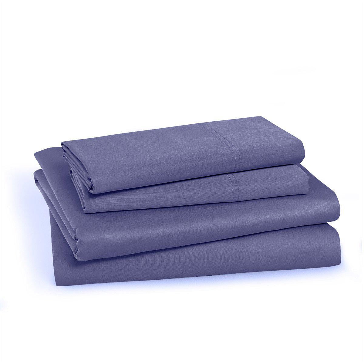 Queen King Lavish Touch 100% Cotton Percale 250 TC Sheet Set in Twin XL 