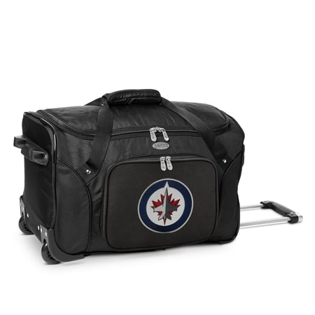 MOJO Black Winnipeg Jets 22 2-Wheeled Duffel Bag
