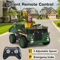 thumbnail image 3 of TOKTOO Kids Ride on Dump Truck 24V, Kids Electric Car with EVA Tires, Electric Dump Bed, Remote Control, Bluetooth, Green Ride on Toys for Age 3-6 Years, 3 of 8