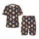 thumbnail image 1 of Balery Holiday Gingerbreads Conjunto de Pijama Infantil de Manga Corta con Estampado – Ropa de Dormir de Algodón Suave-Large, 1 of 6