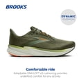thumbnail image 2 of Zapatillas para Hombre Brooks Revel 8 Neutras para Correr Oliva Talla 7 M, 2 of 6