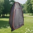 thumbnail image 1 of twisto Tente de Douche Extérieure Tente de Camping pour Se Changer Cadre en Fibre de Verre Portable Spacieuse et Résistante aux Intempéries pour Aventures en Plein Air Fêtes Pique-Niques Gris, 1 of 8