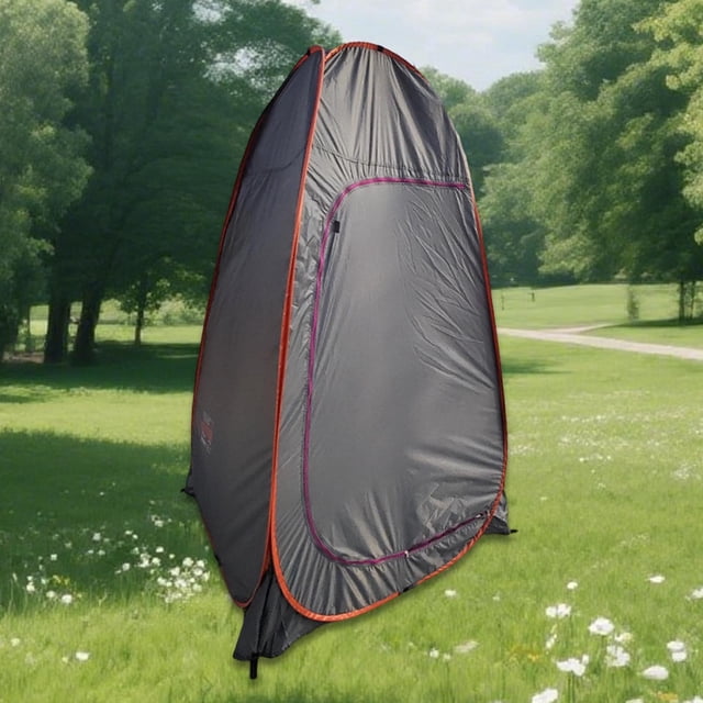 twisto Tente de Douche Extérieure Tente de Camping pour Se Changer Cadre en Fibre de Verre Portable Spacieuse et Résistante aux Intempéries pour Aventures en Plein Air Fêtes Pique-Niques Gris