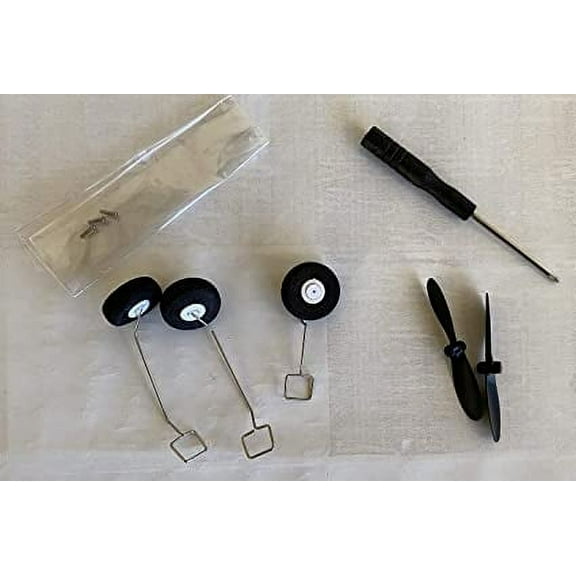 P520-A380 3CH RC Airplane Spare Parts Wheels, Screw, Props and Screw Driver